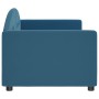 Blaues Samtschlafsofa 80x200 cm von vidaXL, Betten und Lattenroste - Ref: Foro24-354128, Preis: 180,42 €, Rabatt: %