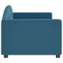 Blaues Samtschlafsofa 80x200 cm von vidaXL, Betten und Lattenroste - Ref: Foro24-354128, Preis: 177,08 €, Rabatt: %