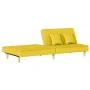 Hellgelbes Schlafsofa aus Stoff von vidaXL, Sofas - Ref: Foro24-351904, Preis: 258,93 €, Rabatt: %