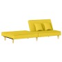Light yellow fabric sofa bed by vidaXL, Sofas - Ref: Foro24-351904, Price: 263,82 €, Discount: %