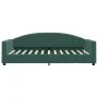 Sofá cama terciopelo verde oscuro 100x200 cm de vidaXL, Camas y somieres - Ref: Foro24-354145, Precio: 194,12 €, Descuento: %