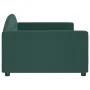 Sofá cama terciopelo verde oscuro 100x200 cm de vidaXL, Camas y somieres - Ref: Foro24-354145, Precio: 194,12 €, Descuento: %