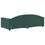 Sofá cama terciopelo verde oscuro 100x200 cm de vidaXL, Camas y somieres - Ref: Foro24-354145, Precio: 194,12 €, Descuento: %