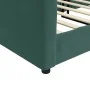 Sofá cama terciopelo verde oscuro 100x200 cm de vidaXL, Camas y somieres - Ref: Foro24-354145, Precio: 194,12 €, Descuento: %