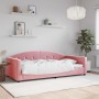 Sofá cama terciopelo rosa 100x200 cm de vidaXL, Camas y somieres - Ref: Foro24-354146, Precio: 197,70 €, Descuento: %