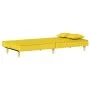 Hellgelbes Schlafsofa aus Stoff von vidaXL, Sofas - Ref: Foro24-351904, Preis: 258,93 €, Rabatt: %
