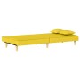 Light yellow fabric sofa bed by vidaXL, Sofas - Ref: Foro24-351904, Price: 263,82 €, Discount: %
