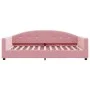 Sofá cama terciopelo rosa 100x200 cm de vidaXL, Camas y somieres - Ref: Foro24-354146, Precio: 194,79 €, Descuento: %