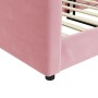 Sofá cama terciopelo rosa 100x200 cm de vidaXL, Camas y somieres - Ref: Foro24-354146, Precio: 197,70 €, Descuento: %