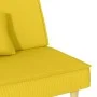 Hellgelbes Schlafsofa aus Stoff von vidaXL, Sofas - Ref: Foro24-351904, Preis: 258,93 €, Rabatt: %
