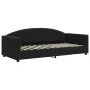 Black velvet sofa bed 90x190 cm by vidaXL, Beds and slatted bases - Ref: Foro24-354151, Price: 179,82 €, Discount: %