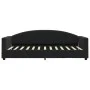 Black velvet sofa bed 90x190 cm by vidaXL, Beds and slatted bases - Ref: Foro24-354151, Price: 179,82 €, Discount: %