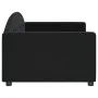 Black velvet sofa bed 90x190 cm by vidaXL, Beds and slatted bases - Ref: Foro24-354151, Price: 179,82 €, Discount: %