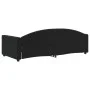 Black velvet sofa bed 90x190 cm by vidaXL, Beds and slatted bases - Ref: Foro24-354151, Price: 179,82 €, Discount: %