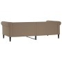 Cappuccino synthetic leather sofa bed 80x200 cm by vidaXL, Beds and slatted bases - Ref: Foro24-354225, Price: 206,08 €, Disc...