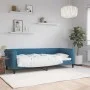 Sofá cama terciopelo azul 80x200 cm de vidaXL, Camas y somieres - Ref: Foro24-354236, Precio: 183,15 €, Descuento: %