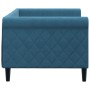 Blaues Samtschlafsofa 80x200 cm von vidaXL, Betten und Lattenroste - Ref: Foro24-354236, Preis: 185,92 €, Rabatt: %