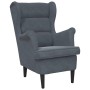 Sillón Gris oscuro 71 x 92 x 91 cm Terciopelo