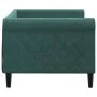 Sofá cama terciopelo verde oscuro 80x200 cm de vidaXL, Camas y somieres - Ref: Foro24-354239, Precio: 185,08 €, Descuento: %