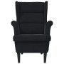 Sillón Negro 71 x 92 x 91 cm Terciopelo