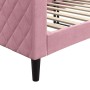 Rosafarbenes Samtschlafsofa 80x200 cm von vidaXL, Betten und Lattenroste - Ref: Foro24-354240, Preis: 185,92 €, Rabatt: %