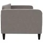 Taupe gray fabric sofa bed 80x200 cm by vidaXL, Beds and slatted bases - Ref: Foro24-354031, Price: 179,23 €, Discount: %