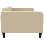 Sofá cama tela color crema 100x200 cm de vidaXL, Camas y somieres - Ref: Foro24-354042, Precio: 195,91 €, Descuento: %