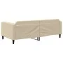 Cream fabric sofa bed 100x200 cm by vidaXL, Beds and slatted bases - Ref: Foro24-354042, Price: 193,02 €, Discount: %