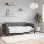 Dunkelgraues Schlafsofa aus Stoff, 90 x 190 cm von vidaXL, Betten und Lattenroste - Ref: Foro24-354044, Preis: 183,12 €, Raba...