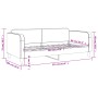 Dunkelgraues Schlafsofa aus Stoff, 90 x 190 cm von vidaXL, Betten und Lattenroste - Ref: Foro24-354044, Preis: 185,87 €, Raba...