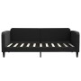 Schlafsofa aus schwarzem Stoff, 90 x 190 cm von vidaXL, Betten und Lattenroste - Ref: Foro24-354045, Preis: 181,04 €, Rabatt: %
