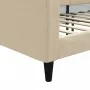 Cream fabric sofa bed 80x200 cm by vidaXL, Beds and slatted bases - Ref: Foro24-354032, Price: 176,07 €, Discount: %