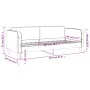 Cream fabric sofa bed 80x200 cm by vidaXL, Beds and slatted bases - Ref: Foro24-354032, Price: 176,07 €, Discount: %