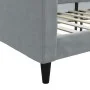 Light gray fabric sofa bed 90x190 cm by vidaXL, Beds and slatted bases - Ref: Foro24-354043, Price: 185,25 €, Discount: %