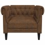 Silla de Sofá Chesterfield Otro Marrón 78.5 x 74.5 x 74.5 cm