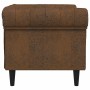 Silla de Sofá Chesterfield Otro Marrón 78.5 x 74.5 x 74.5 cm