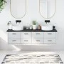 Encimera de baño madera tratada marrón oscuro 180x30x(2-6) cm de vidaXL, Encimeras - Ref: Foro24-3156258, Precio: 100,15 €, D...