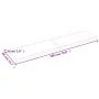 Badezimmerarbeitsplatte aus dunkelbraun behandeltem Holz, 180 x 40 x (2-4) cm von vidaXL, Arbeitsplatten - Ref: Foro24-315625...