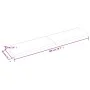 Encimera de baño madera tratada marrón oscuro 200x40x(2-6) cm de vidaXL, Encimeras - Ref: Foro24-3156268, Precio: 133,50 €, D...