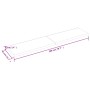 Encimera de baño madera tratada marrón oscuro 200x40x(2-6) cm de vidaXL, Encimeras - Ref: Foro24-3156268, Precio: 135,22 €, D...