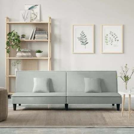 Light gray velvet sofa bed by vidaXL, Sofas - Ref: Foro24-351907, Price: 267,46 €, Discount: %