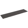 Encimera de baño madera tratada marrón oscuro 200x50x(2-4) cm de vidaXL, Encimeras - Ref: Foro24-3156269, Precio: 134,32 €, D...