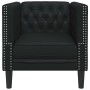 Silla de Sofá Chesterfield Argyle Negro 71 x 74.5 x 70.5 cm