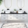 Dark brown treated wood bathroom countertop 220x50x(2-4) cm by vidaXL, Countertops - Ref: Foro24-3156277, Price: 146,85 €, Di...
