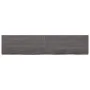 Badezimmerarbeitsplatte aus dunkelbraun behandeltem Holz, 220 x 50 x (2-4) cm von vidaXL, Arbeitsplatten - Ref: Foro24-315627...