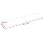 Dunkelbraune Arbeitsplatte aus behandeltem Holz für Badezimmer 200x50x(2-4) cm von vidaXL, Arbeitsplatten - Ref: Foro24-31562...