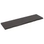 Badezimmerarbeitsplatte aus dunkelbraunem behandeltem Holz 180x50x(2-6) cm von vidaXL, Arbeitsplatten - Ref: Foro24-3156262, ...