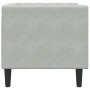 Silla de Sofá Chesterfield Otro Gris claro 71 x 74.5 x 70.5 cm
