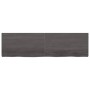 Badezimmerarbeitsplatte aus dunkelbraunem behandeltem Holz 180x50x(2-6) cm von vidaXL, Arbeitsplatten - Ref: Foro24-3156262, ...