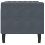 Silla de Sofá Chesterfield Otro Gris oscuro 71 x 74.5 x 70.5 cm